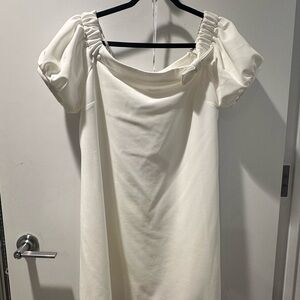 White Calvin Klein dress